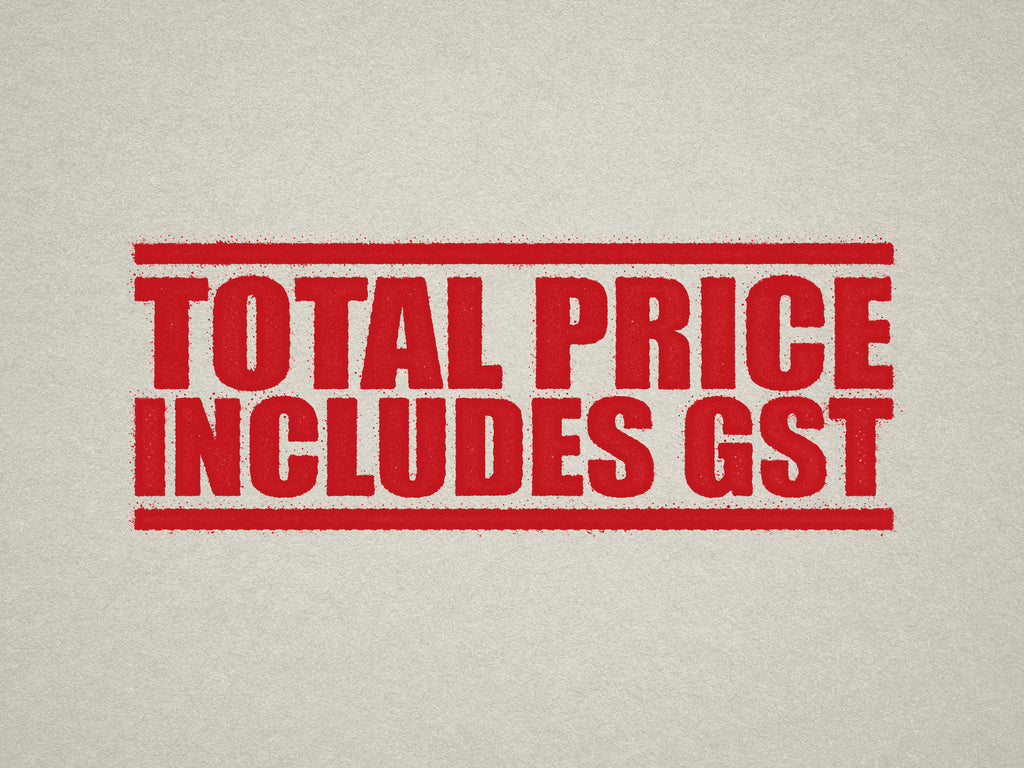 Red Label for Pricing with GST Included
