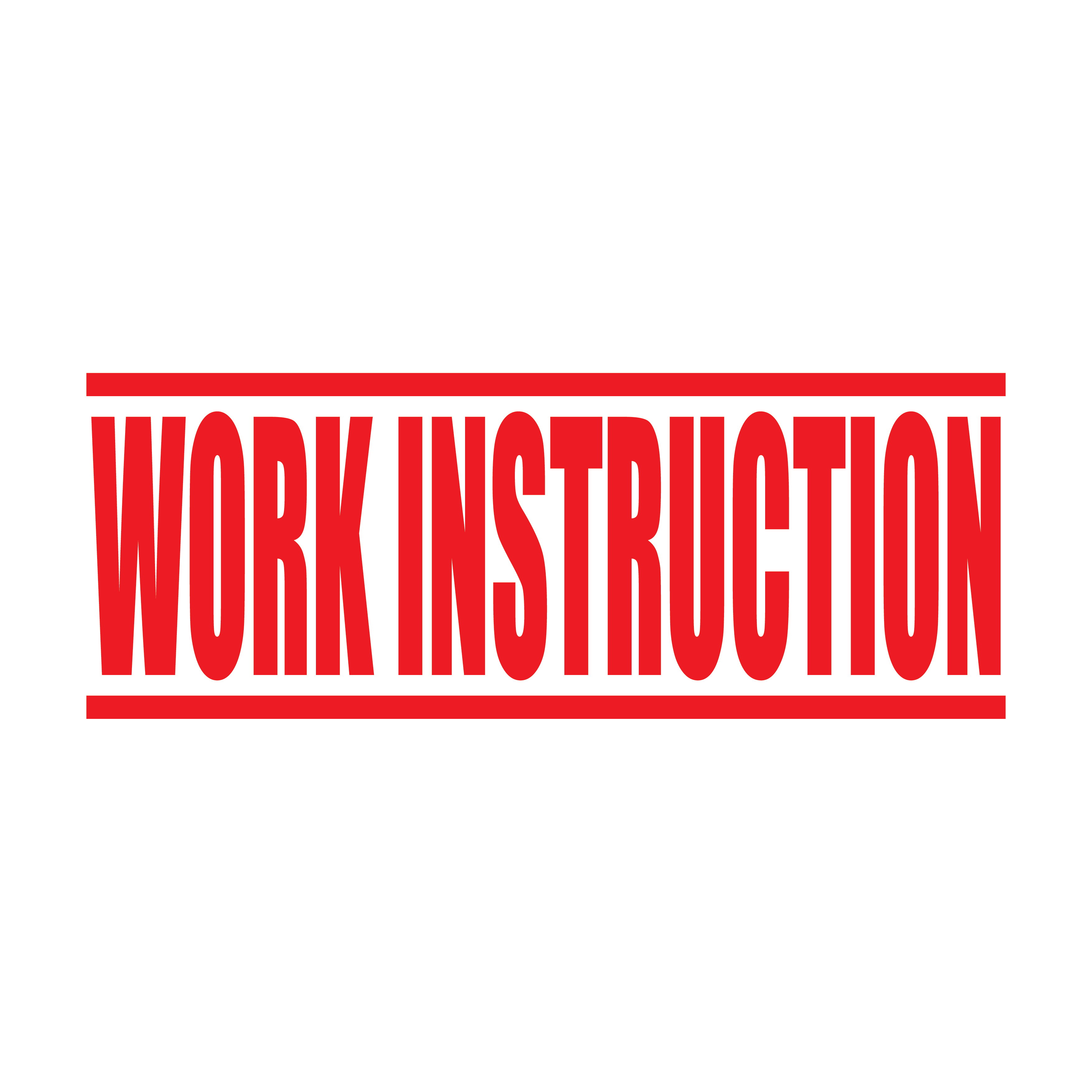 Work Instraction Update Lettering Work Instruction Stamp – Stamp Lab