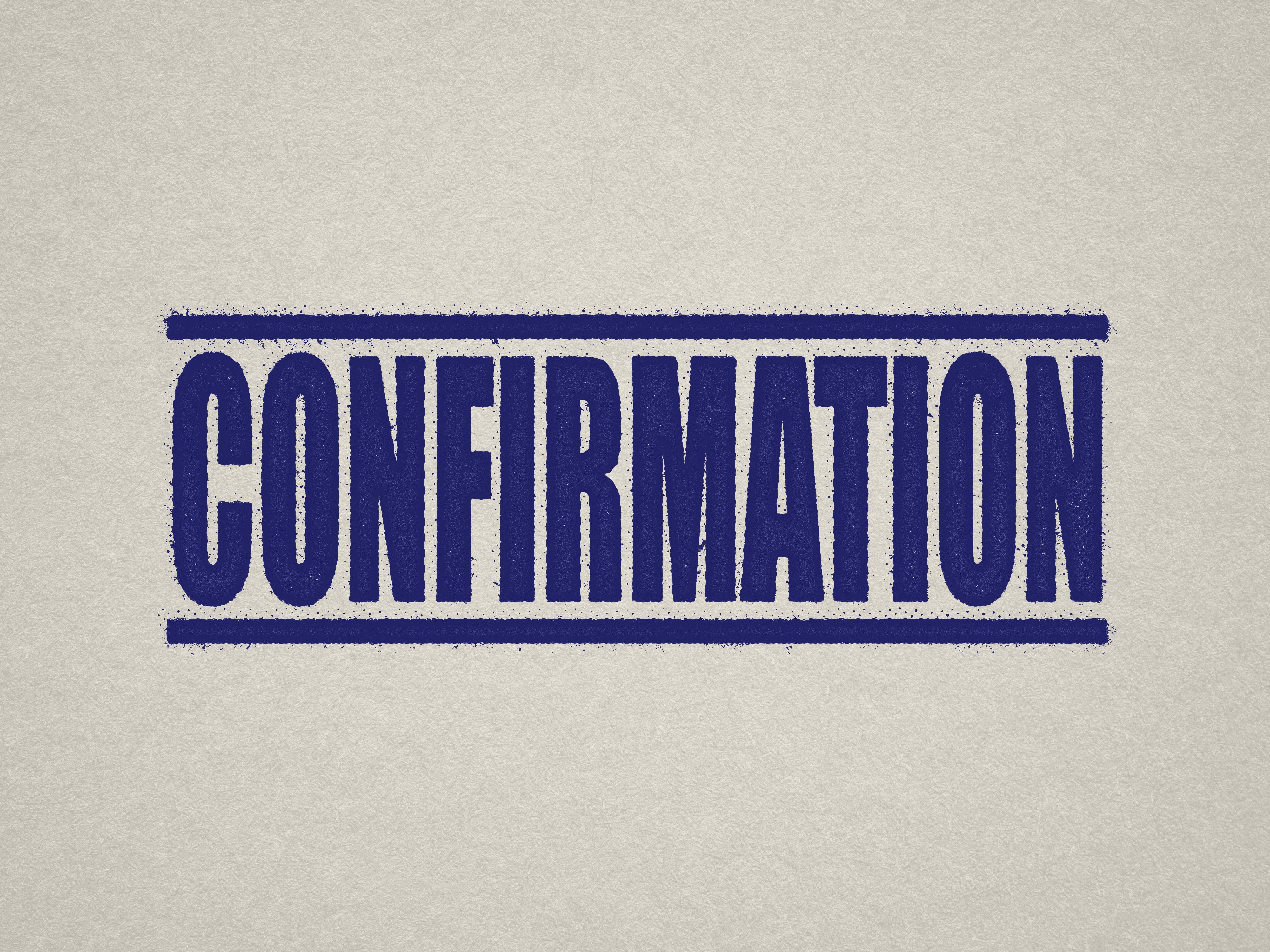 Confirmation Stamp – Stamp Lab