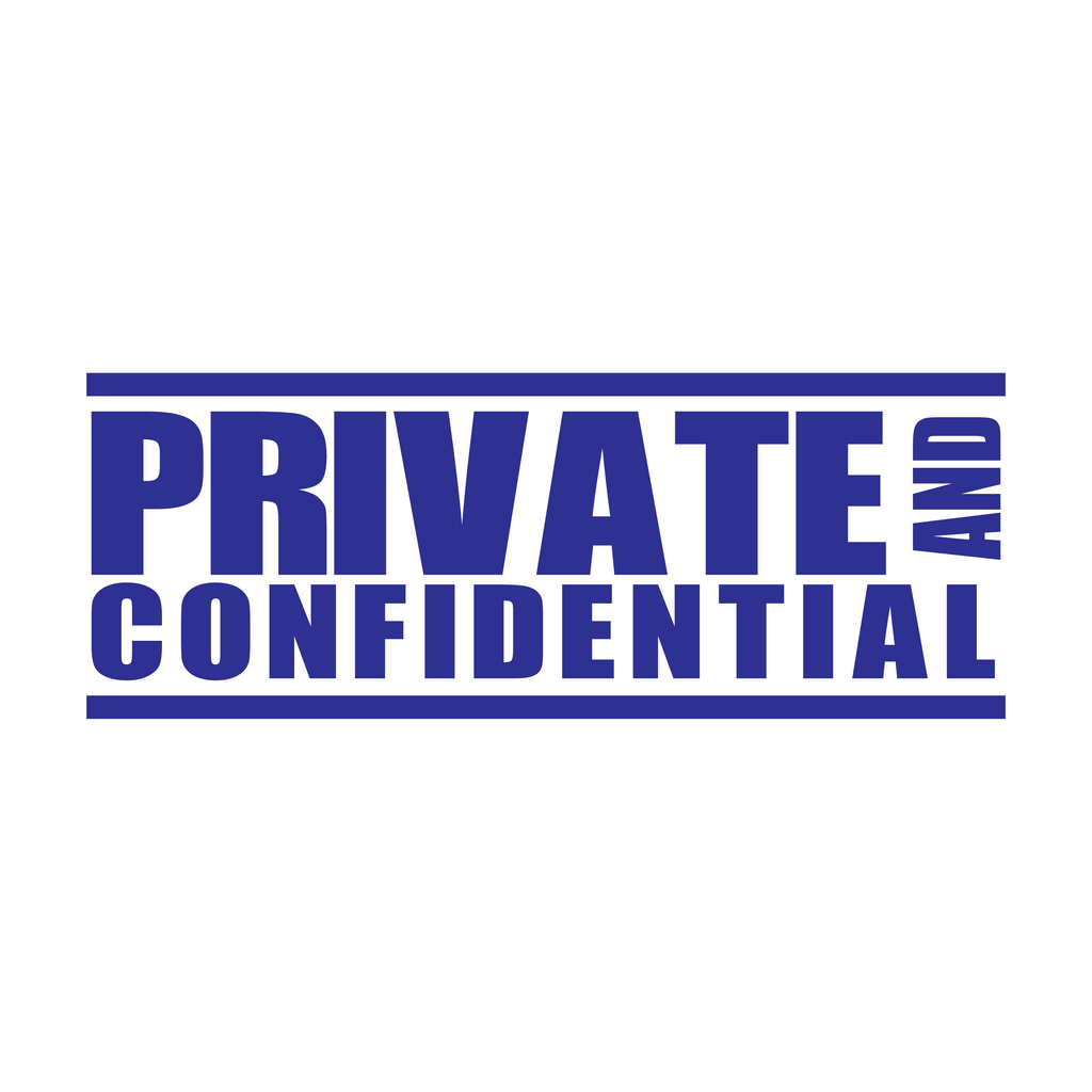 Confidential　Private　and　Stamp