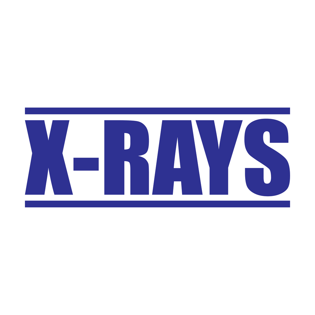 Blue X-Ray Stamp