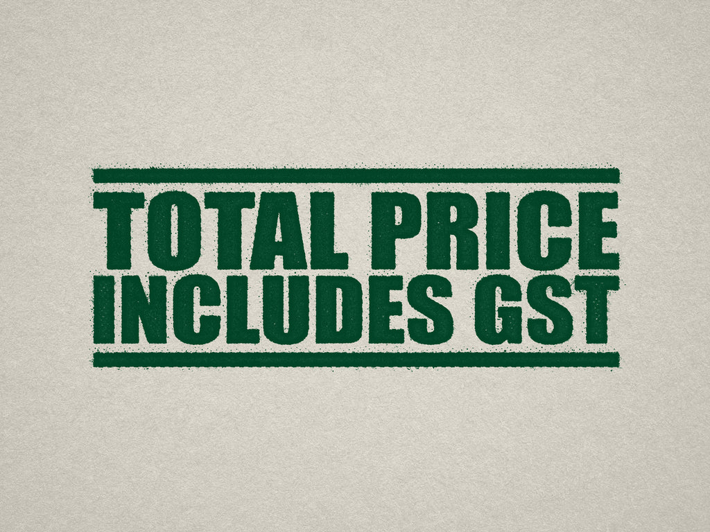 Green Label for Pricing with GST Included