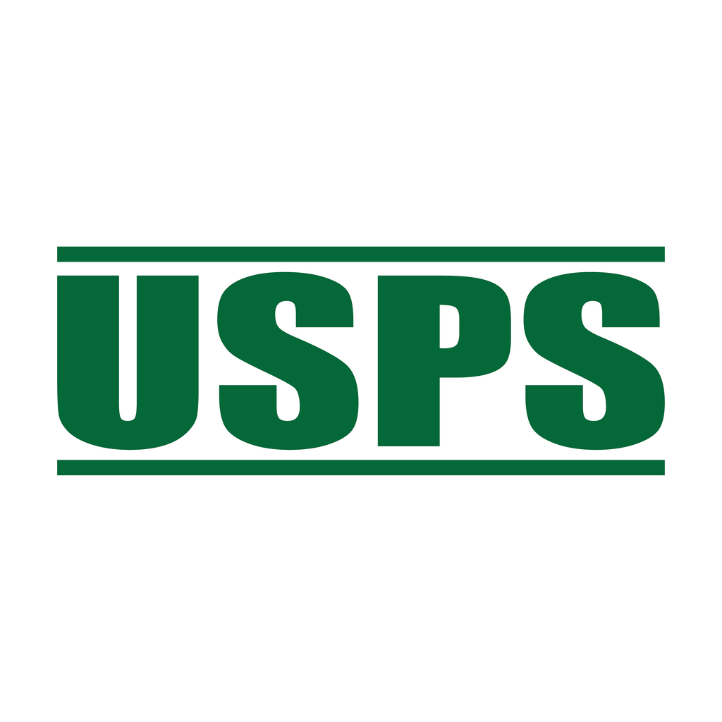 Green United States Postal Service Label