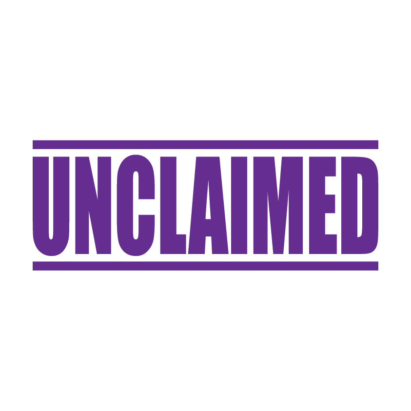 Violet Unclaimed Stamp