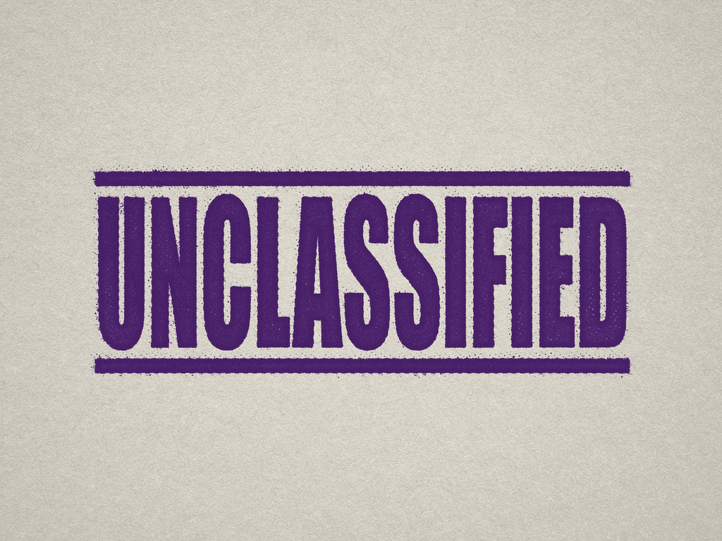 Violet Label for Unclassified Documents