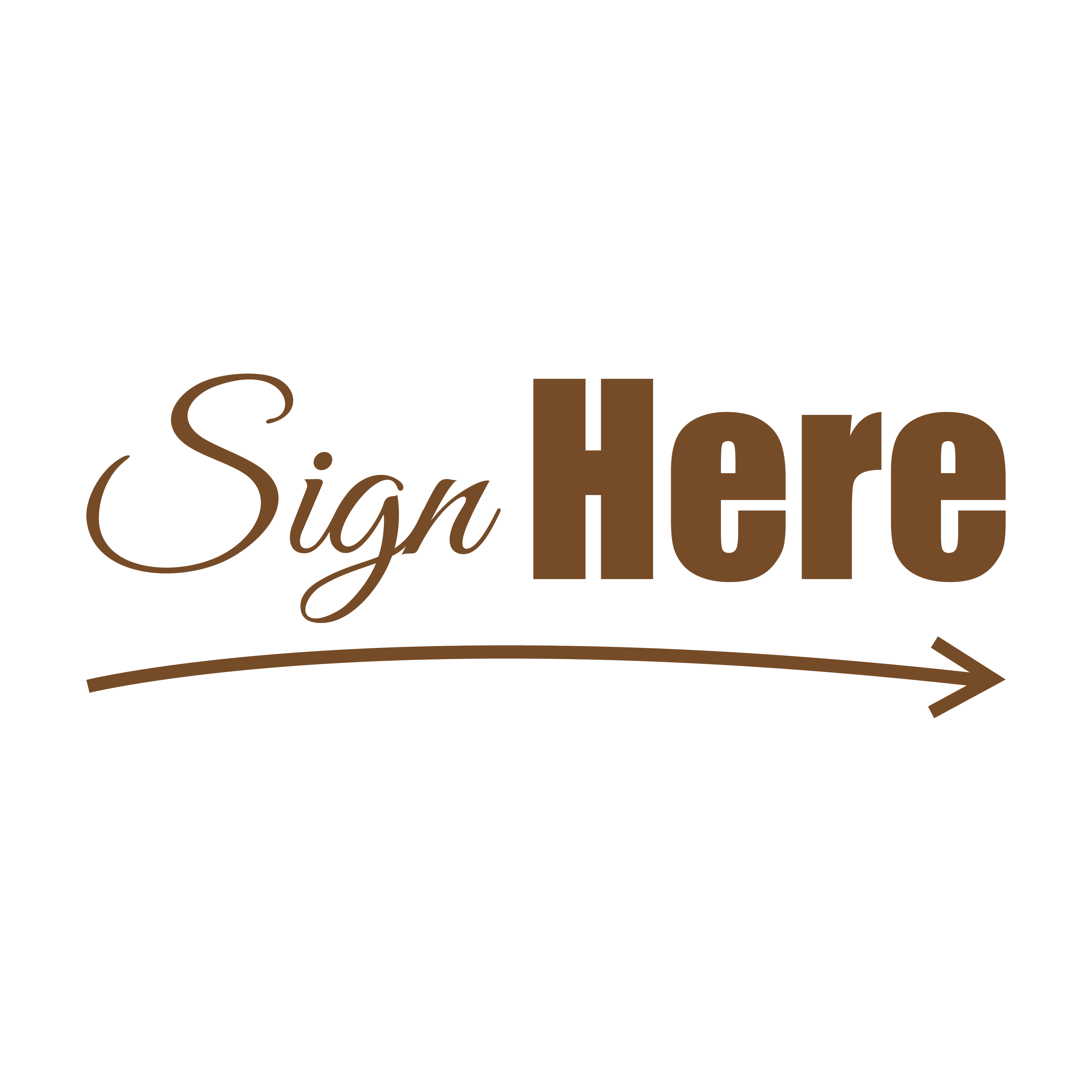 Sign Here Right Stamp – Stamp Lab