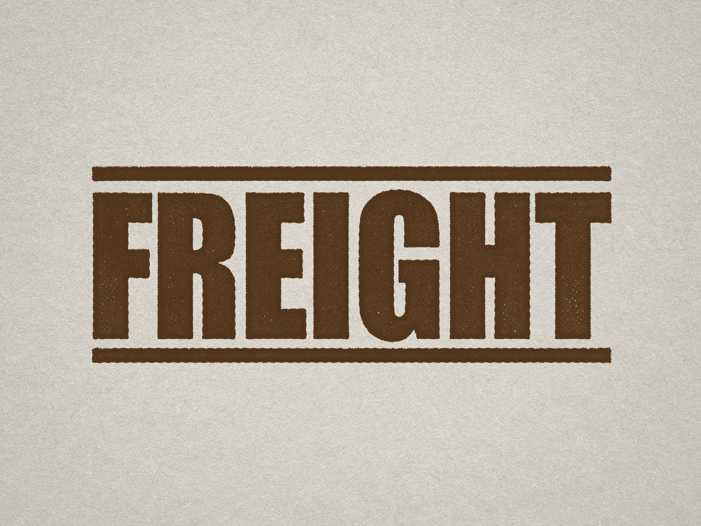 Brown Freight Stamp