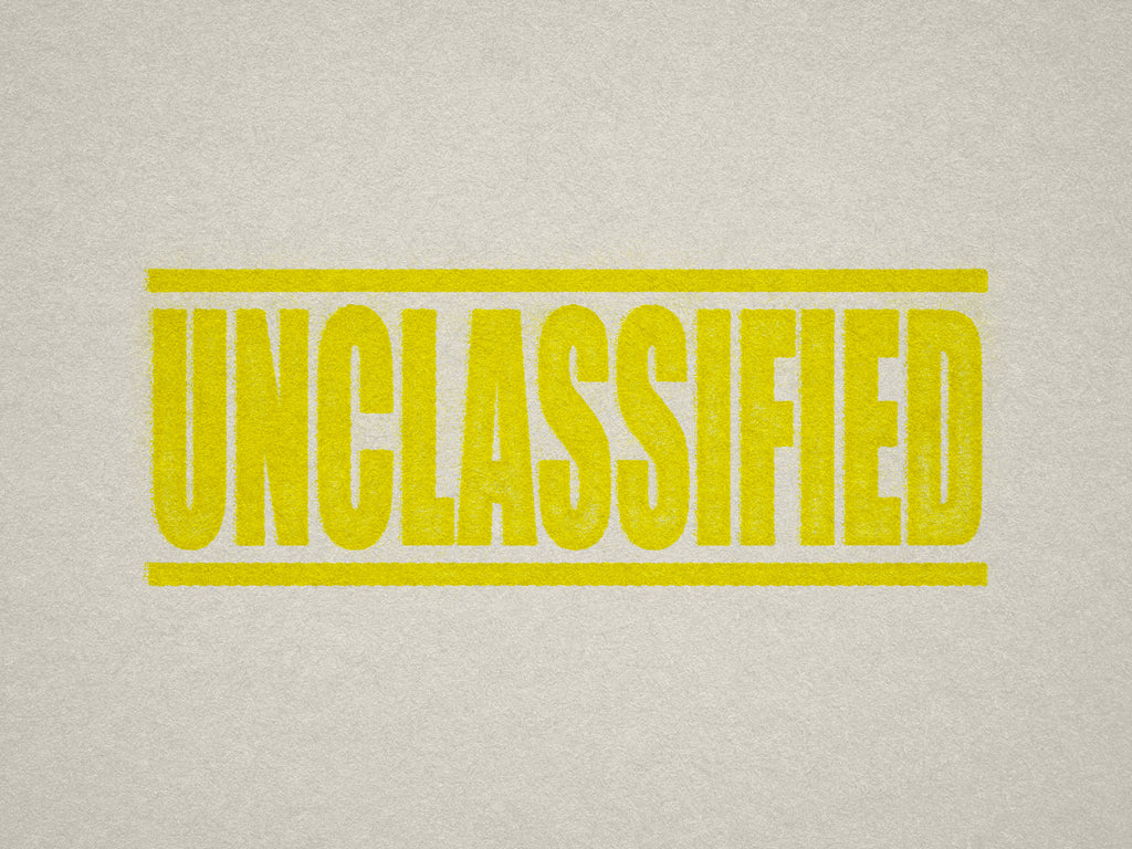 Yellow Label for Unclassified Documents