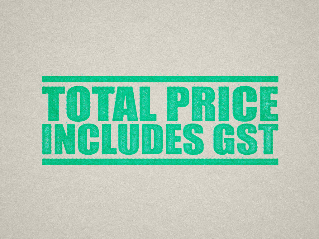 Mint Label for Pricing with GST Included