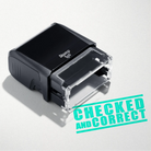 Mint Checked and Correct pre-deigned stamp 