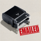 Mock-design of 'EMAILED' rubber stamp red ink in paper background
stampers hand stamp office business inventory documents 