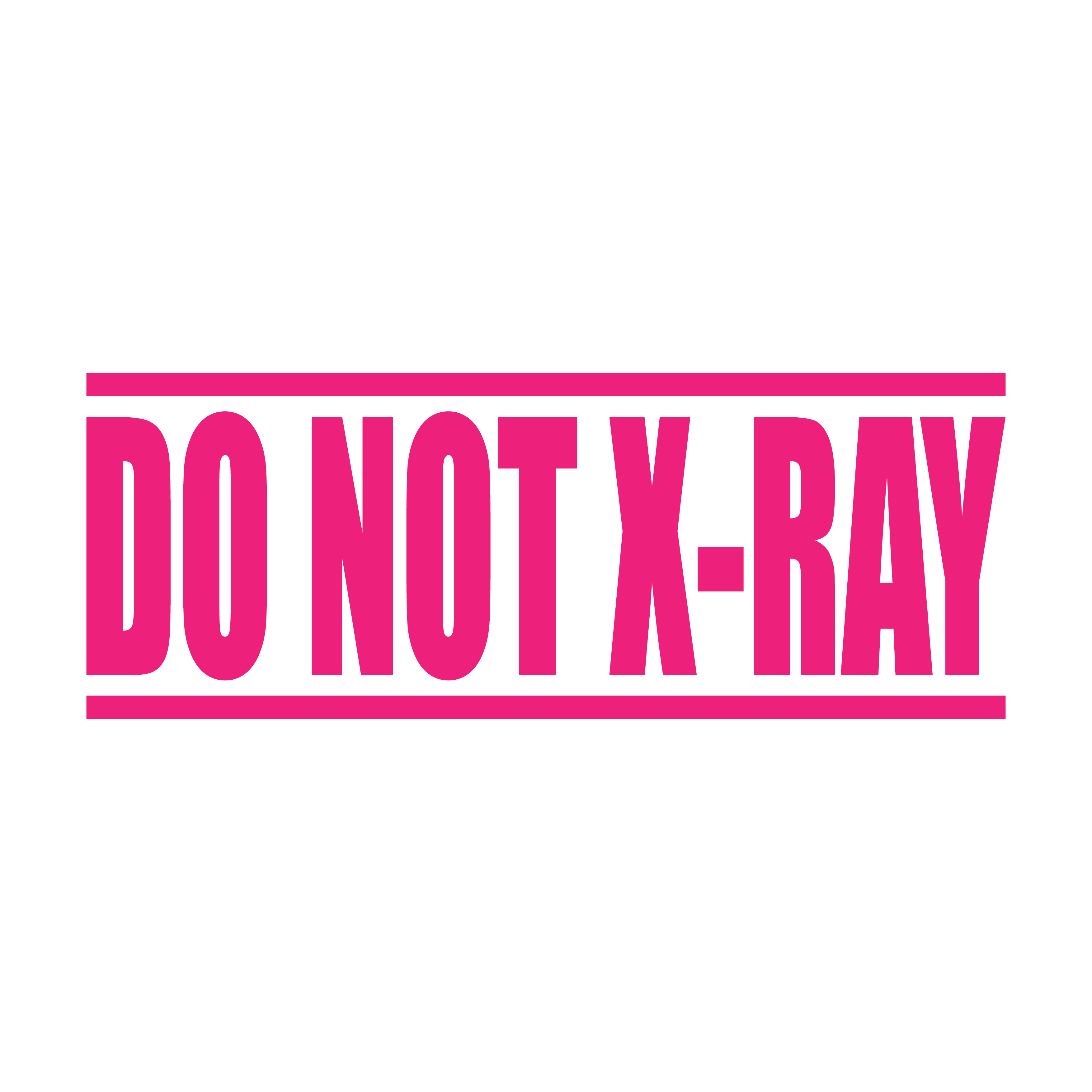 Do Not X-Ray Rubber Stamp – Stamp Lab