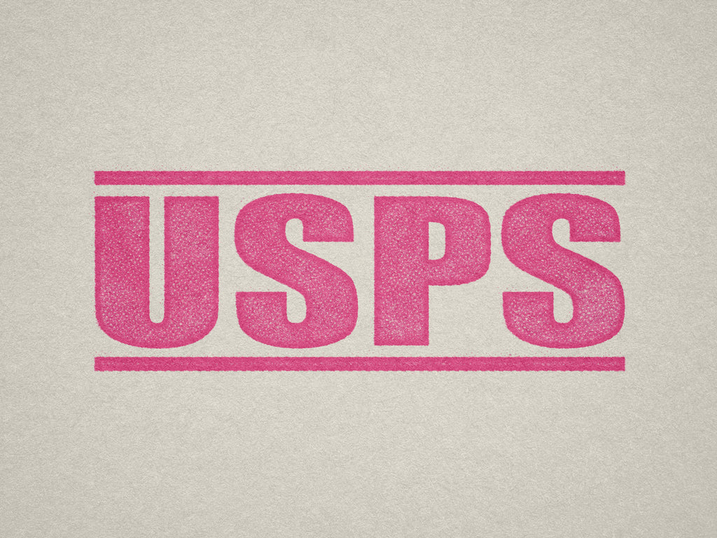 Pink USPS Stamp
