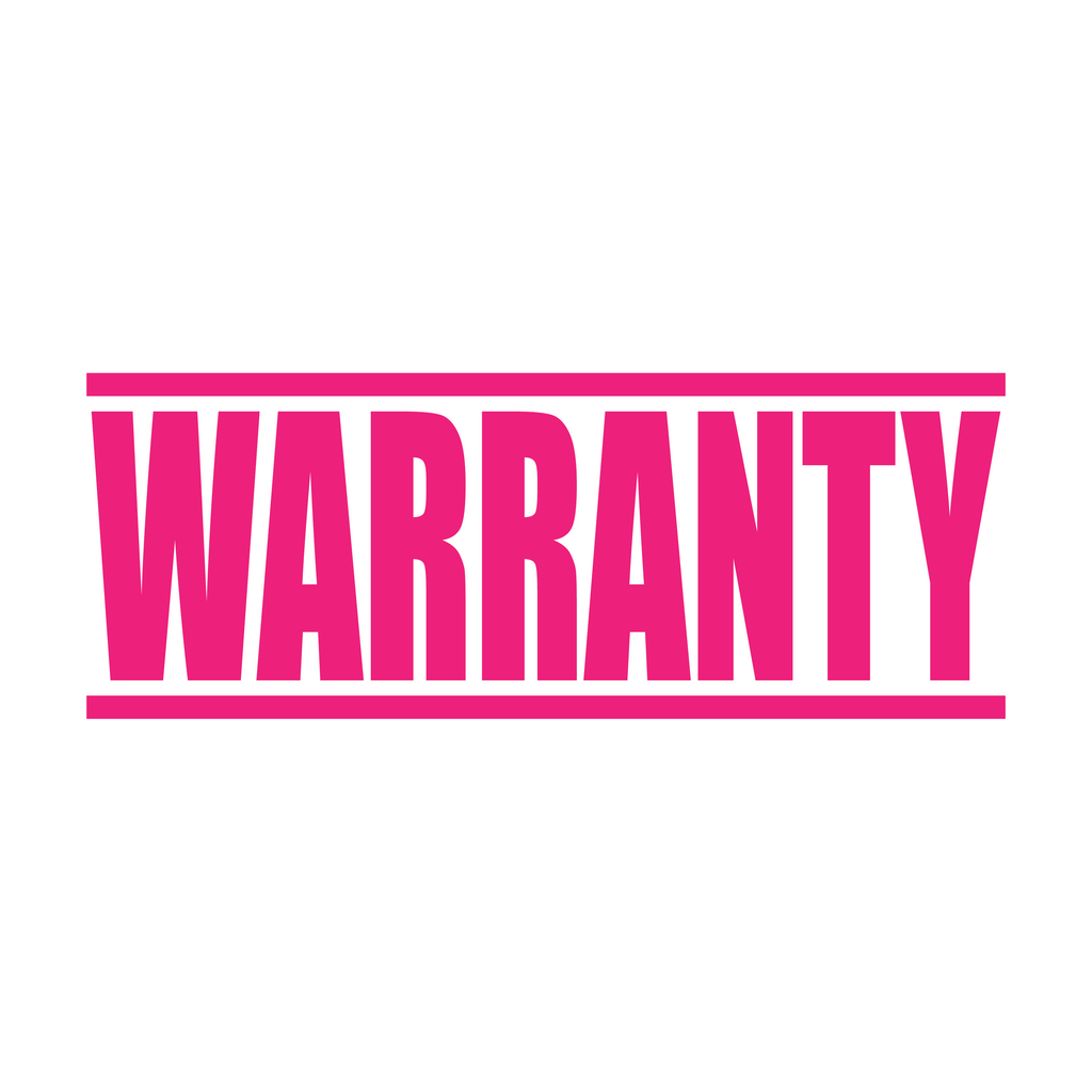 Pink Warranty Stamp