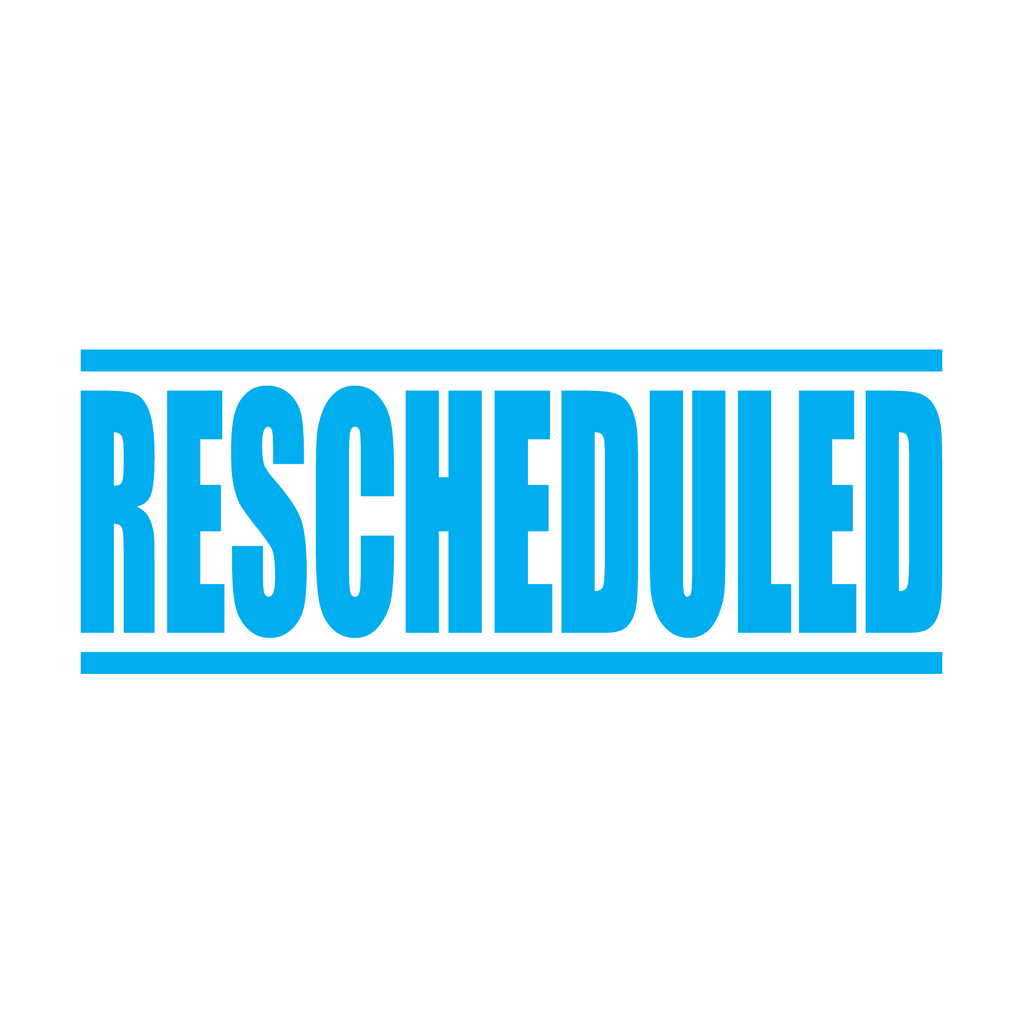 Rescheduled Stamp