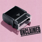 Black unclaimed stamp 