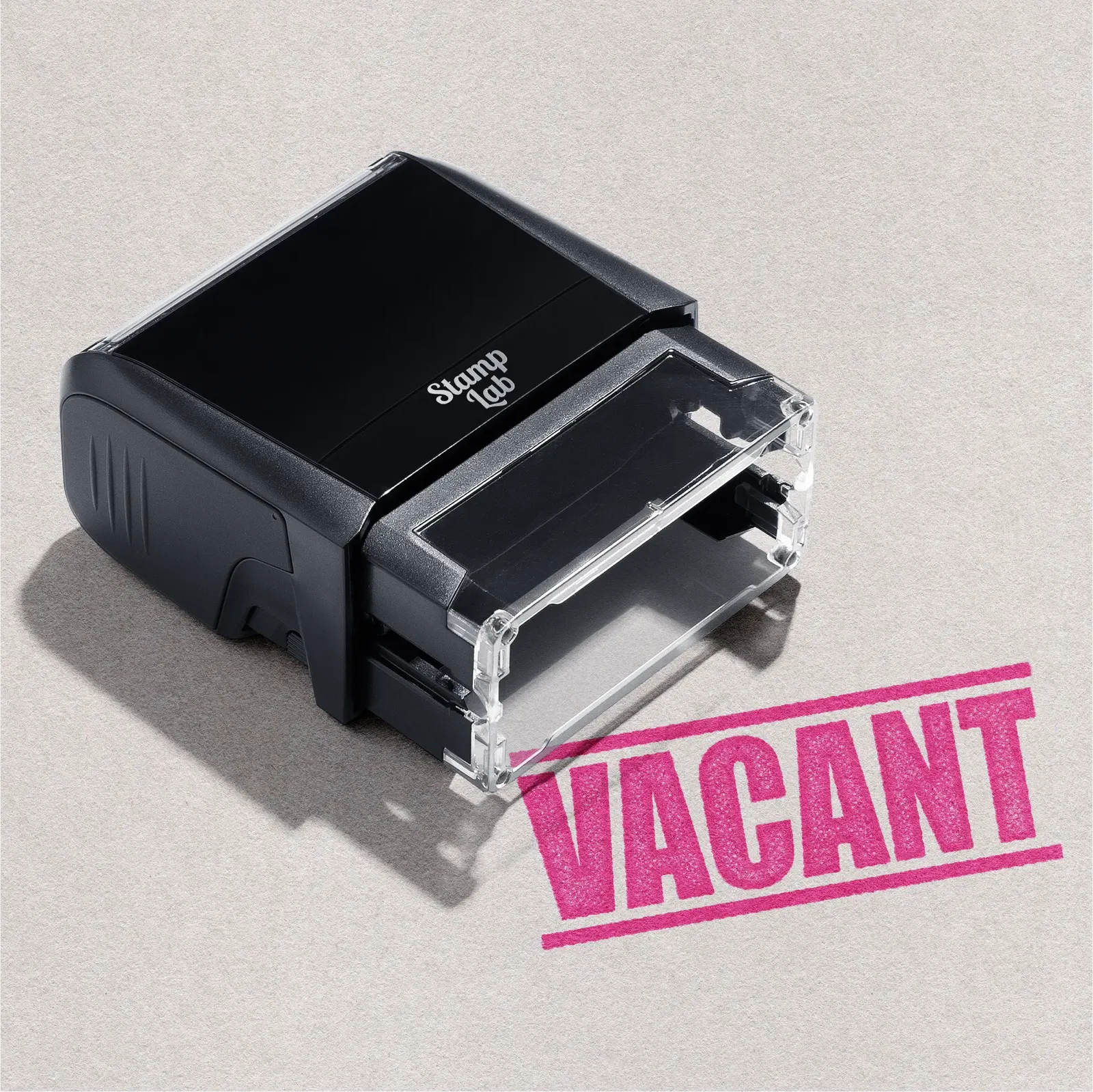 ready made self-inking stamp Vacant 
