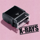Xrays rubber stamp black ink
