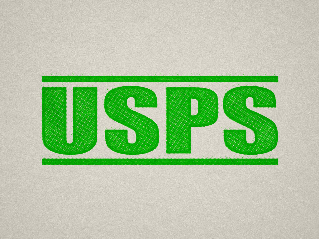 Green Apple United States Postal Service Label