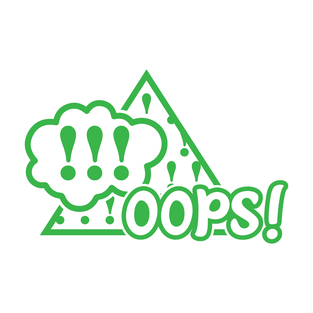 Apple-Green "Oops" Stamp for Teachers