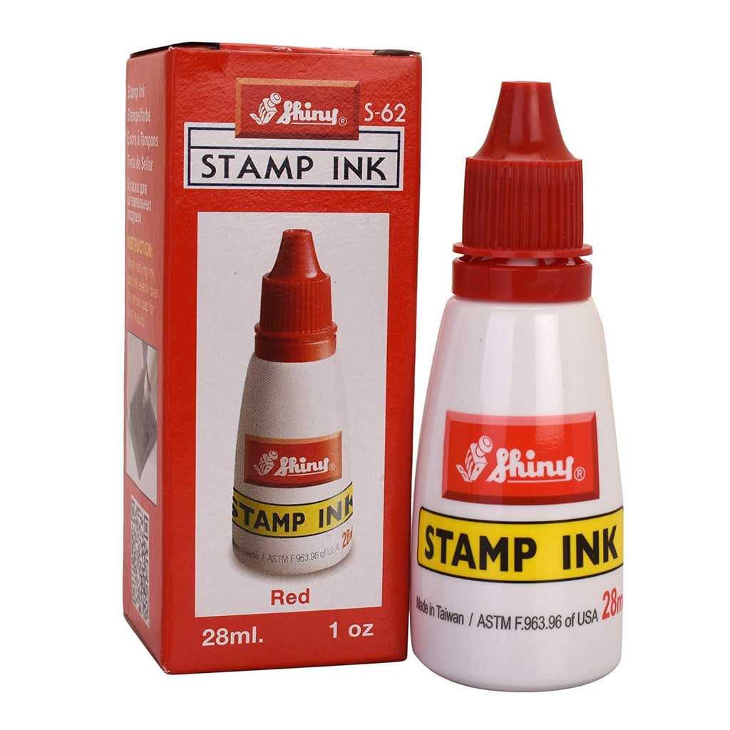 Shiny S-62 Stamp ink Red