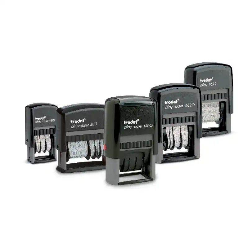 Custom Date and Number Stamps Group Image