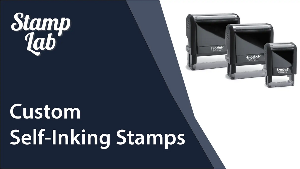 Custom Self-inking Stamps Video Thumbnail
