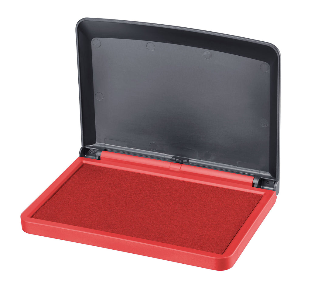 Red Stamp Pad Open Lid