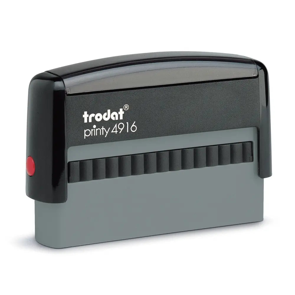 Trodat 4916 Business Stamp front angled view