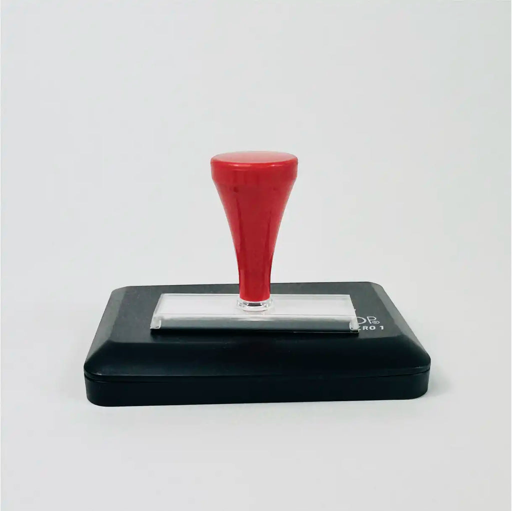 Vue S18 Hand Rubber Stamp with Ink tray 