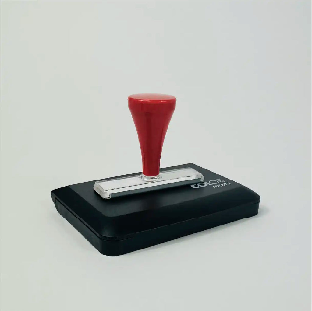 Vue Stamp Classic Hand Stamp S12 with ink pad