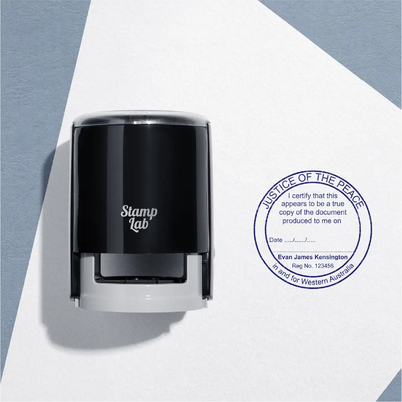 Large Round True Copy Stamp Western Australia – Stamp Lab