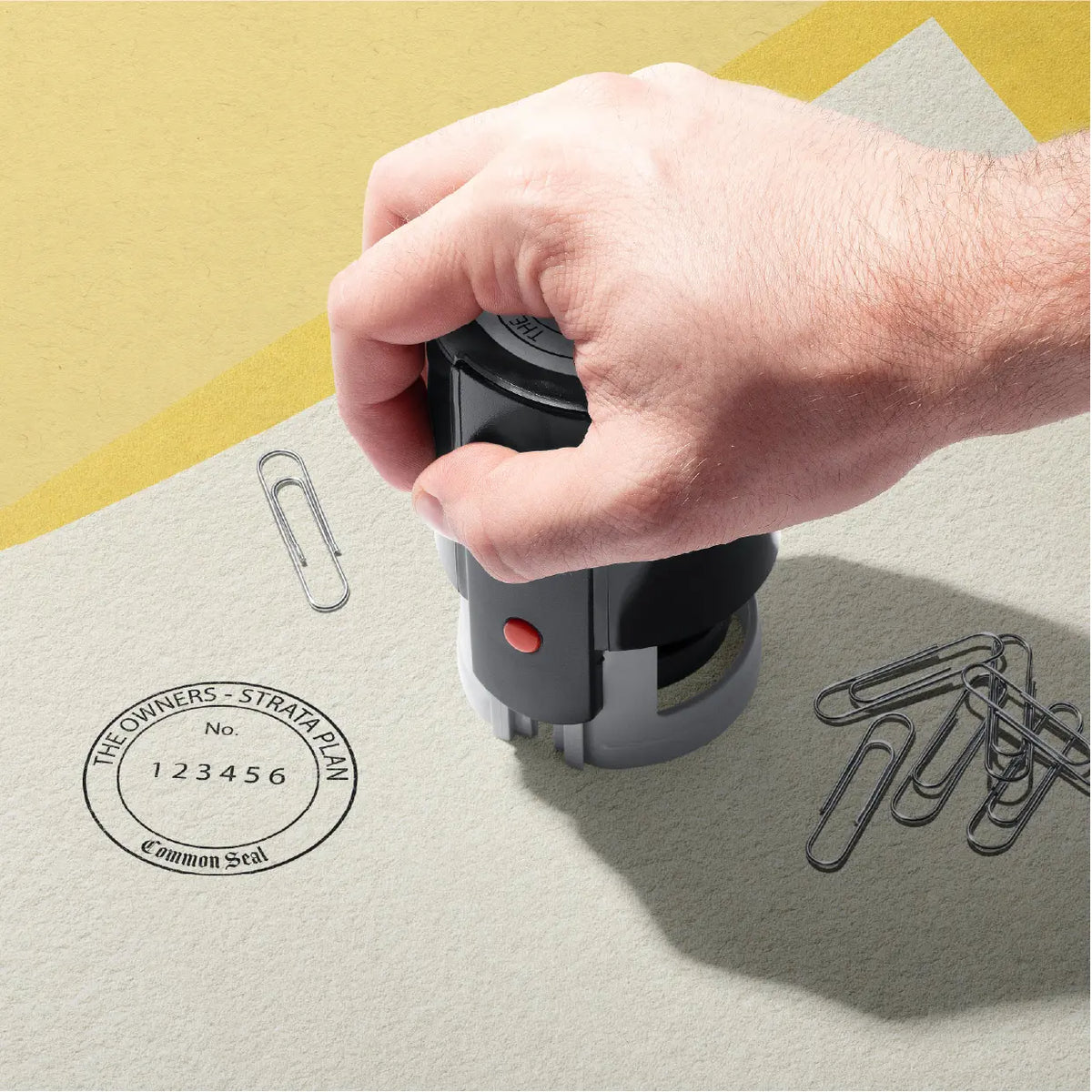 Common Stamp Strata Plan Stamp with Fixed Number – Stamp Lab
