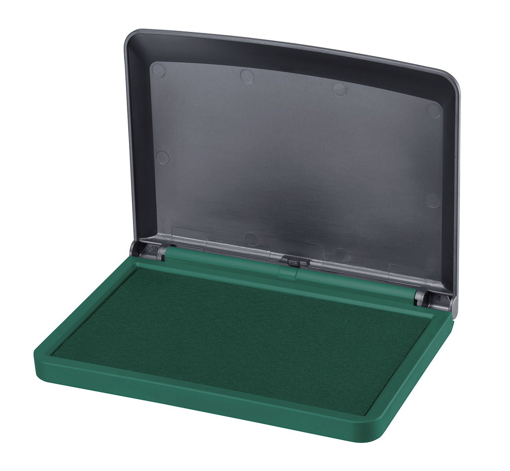 Clamshell stamp pad Green Ink
