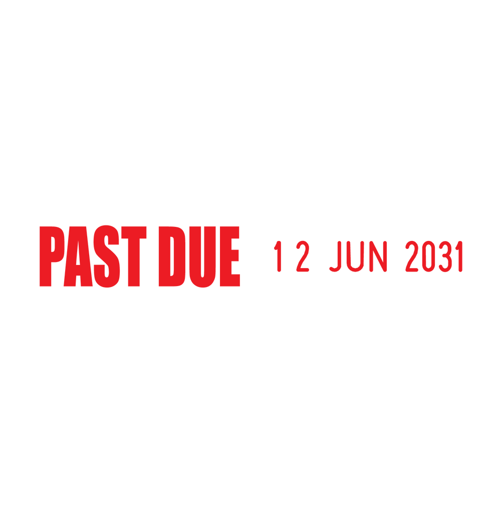 Ready Date Side-by-Side, Past Due Stamp