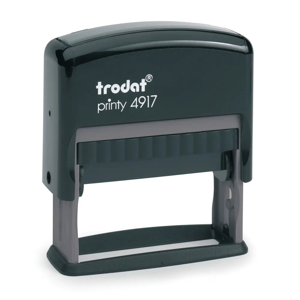 Trodat Printy 4917 Self inking Name stamp Angle front view