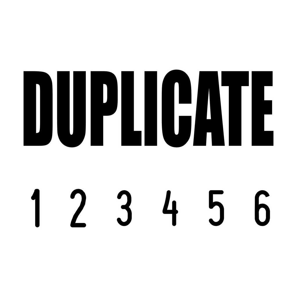 Black 01-5004-duplicate-mini-number-stamp