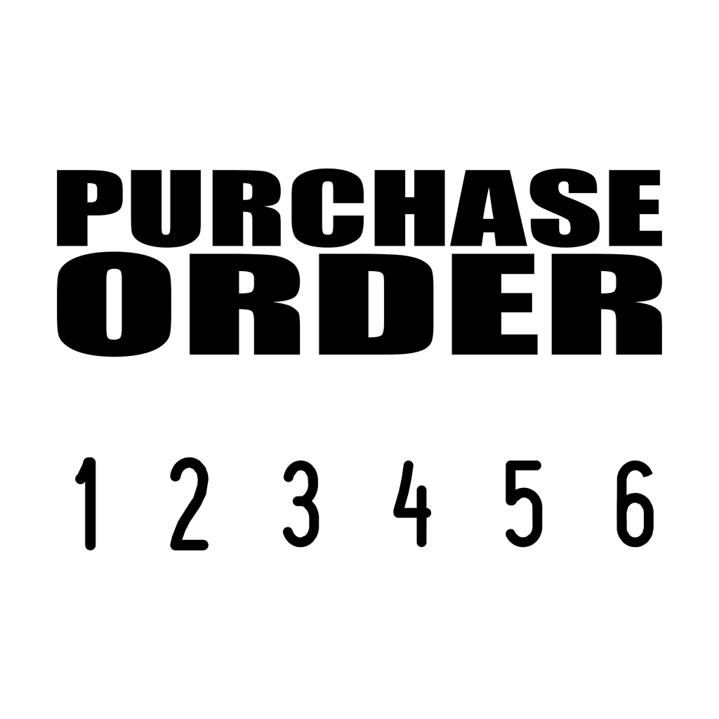 Black 01-5008-purchase-order-mini-number-stamp