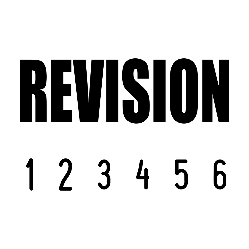Black 01-5013-revision-mini-number-stamp