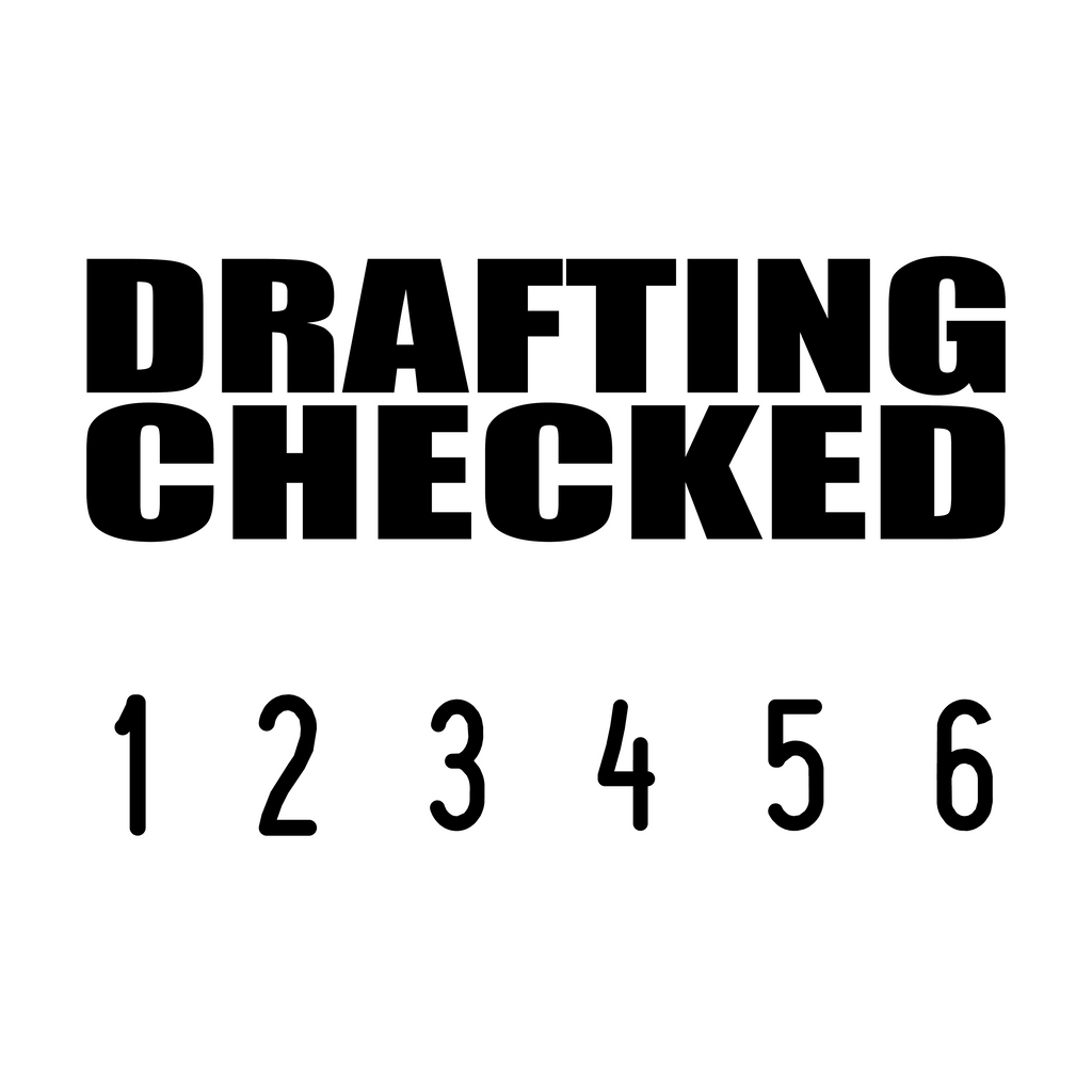 Black 01-5016-drafting-checked-mini-number-stamp