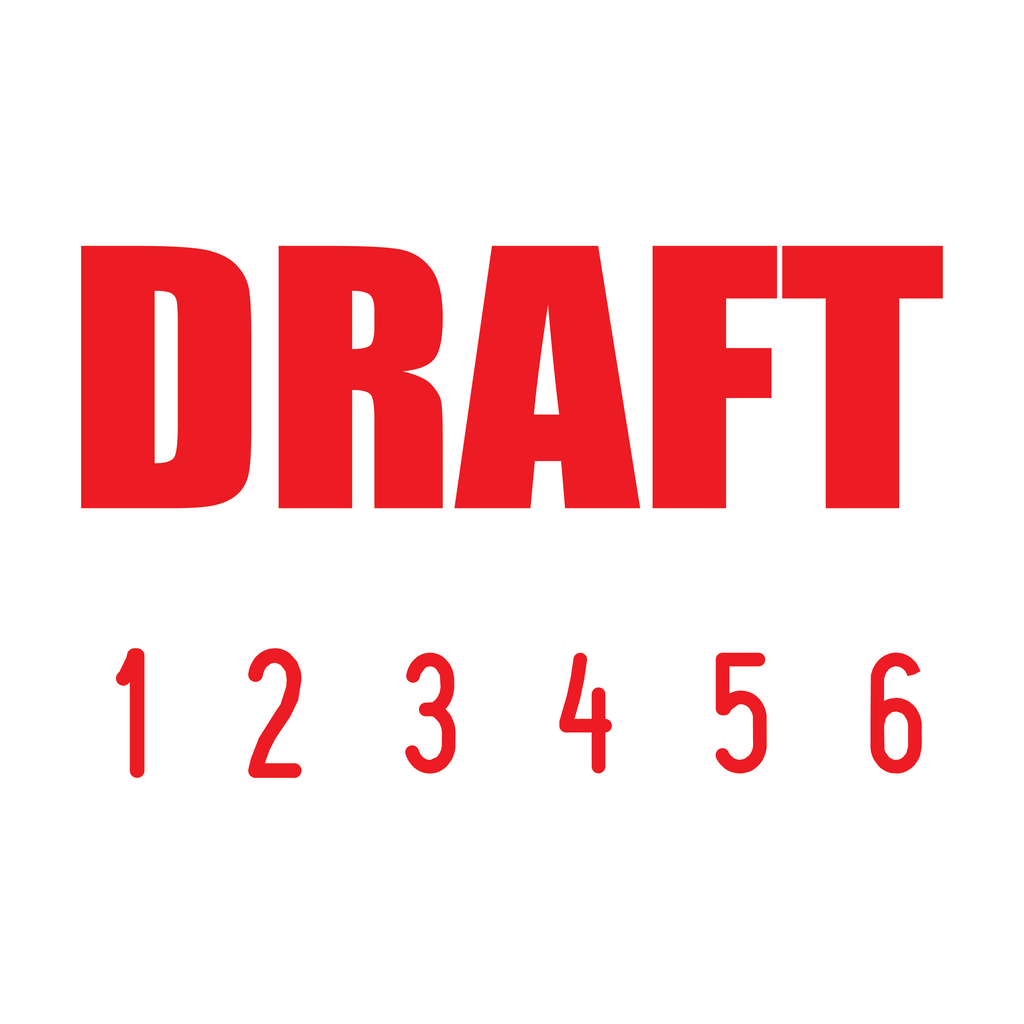 Red 02-5003-draft-mini-number-stamp