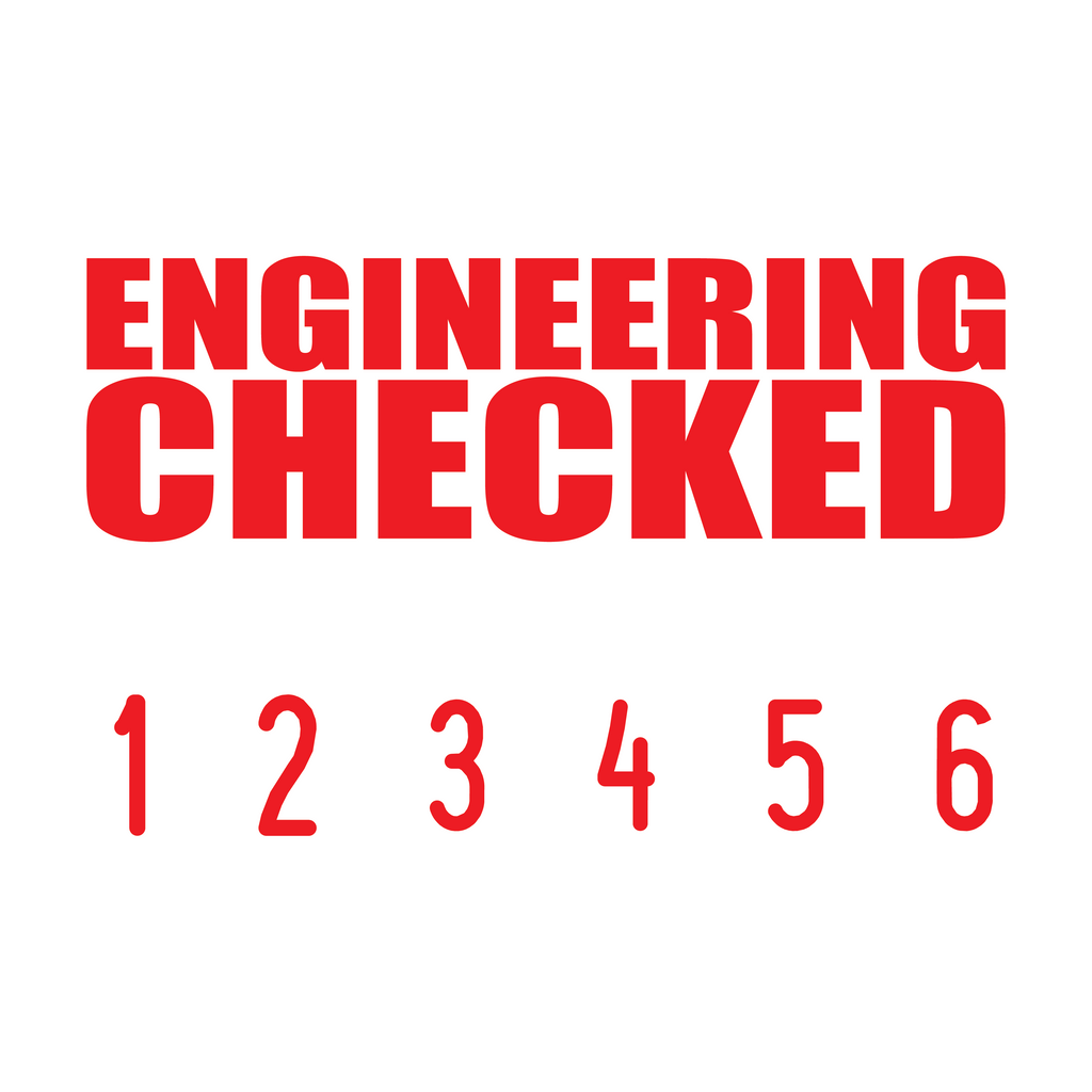Red 02-5005-engineering-checked-mini-number-stamp