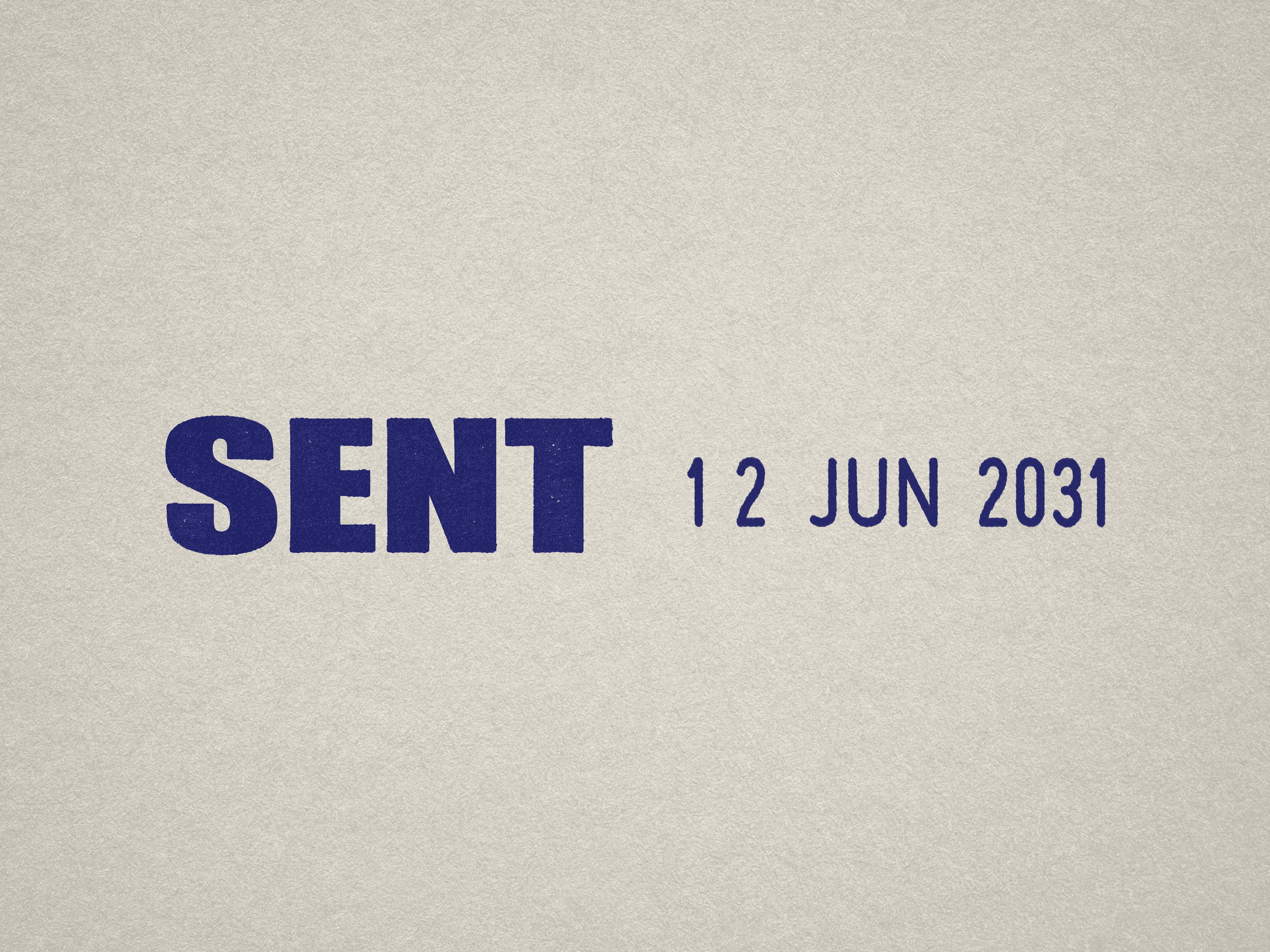 Sent Side-by-Side Date Stamp – Stamp Lab