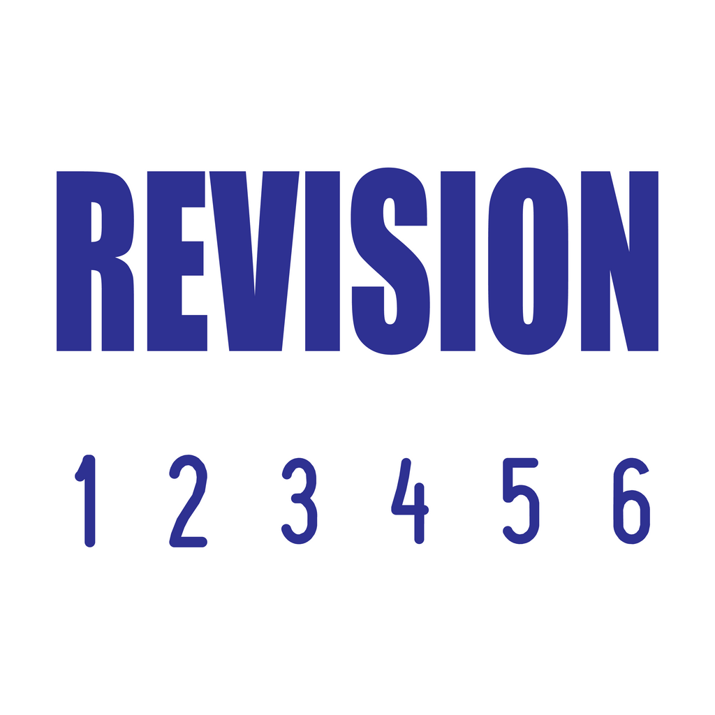 Blue 03-5013-revision-mini-number-stamp