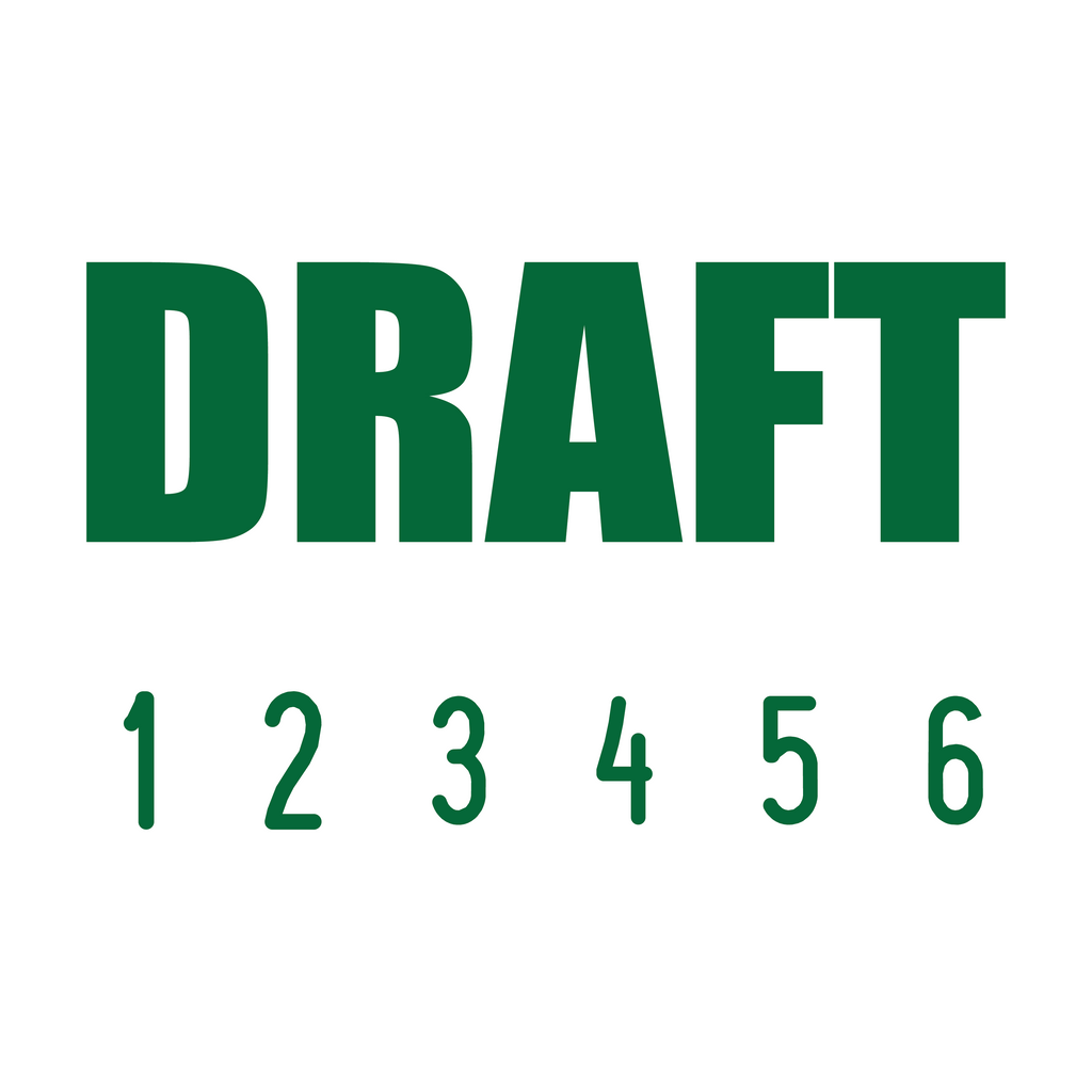 Green 04-5003-draft-mini-number-stamp