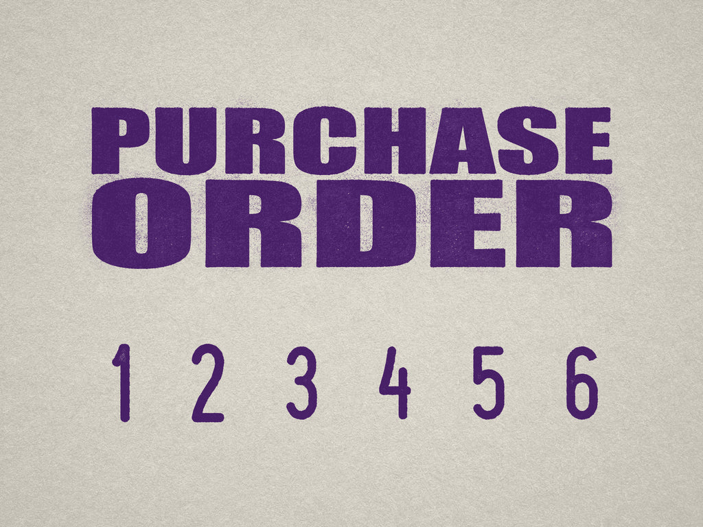 Purchase Order Mini-Number Stamp – Stamp Lab