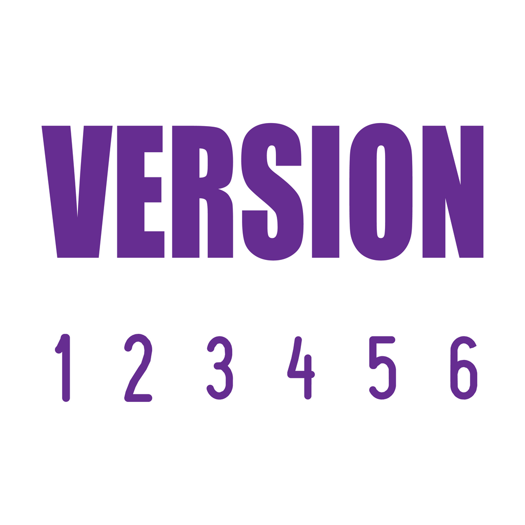 Violet 05-5015-version-mini-number-stamp