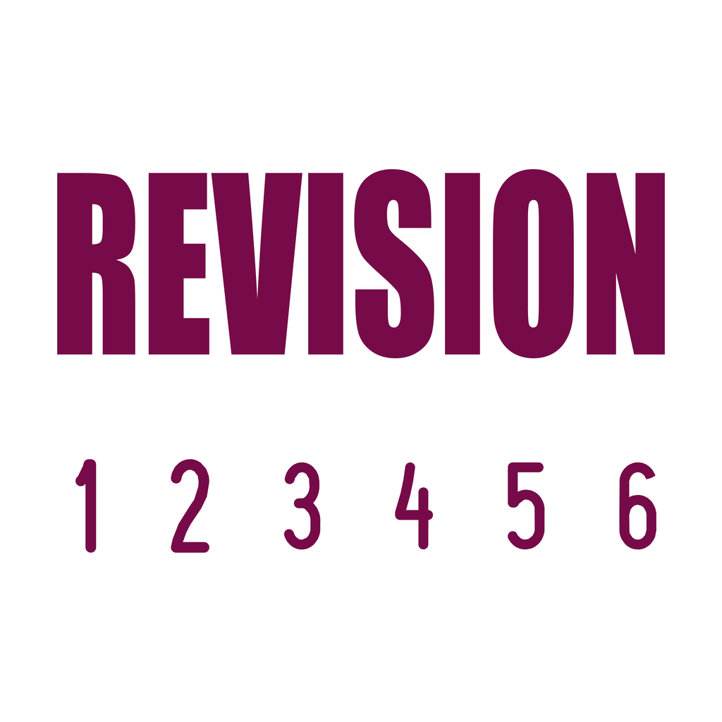 Maroon 06-5013-revision-mini-number-stamp
