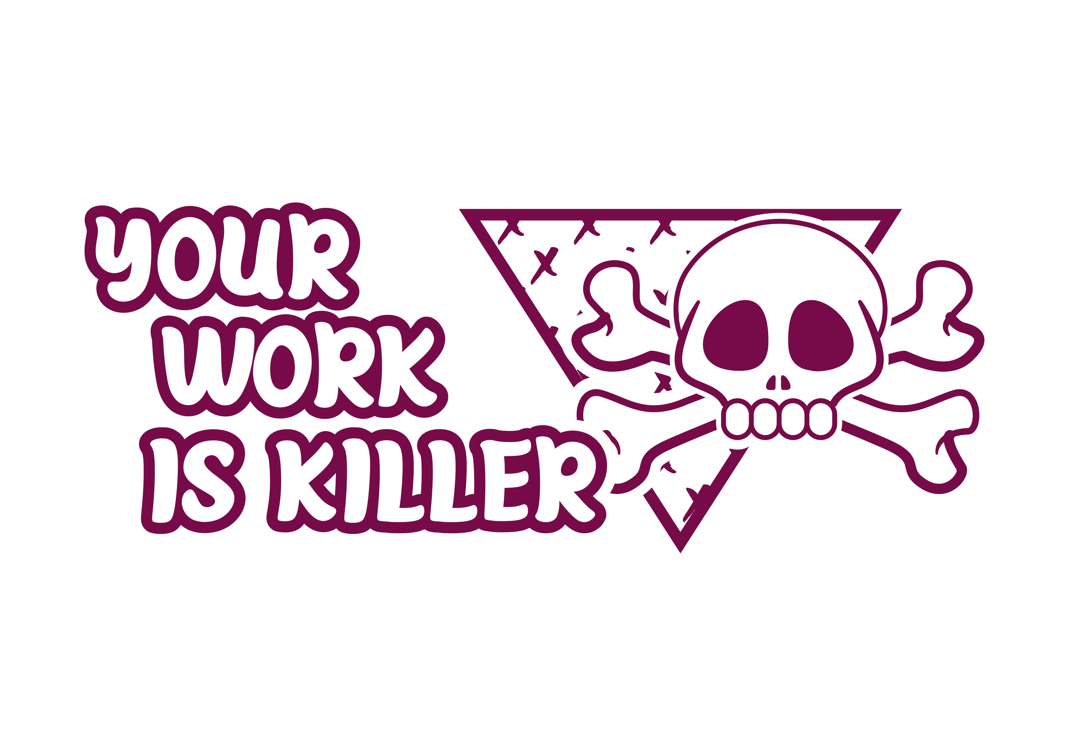 Your Work Is Killer - School Teacher Stamp – Stamp Lab