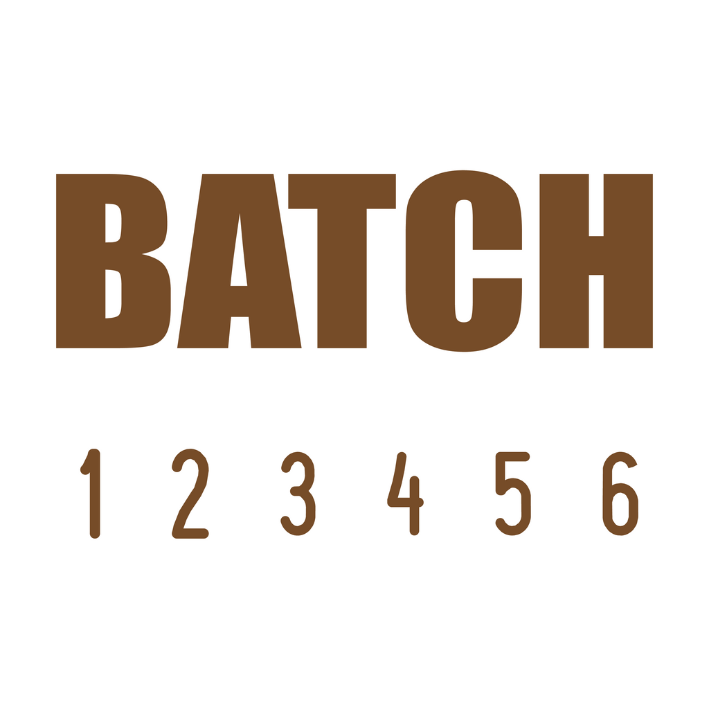 Brown 07-5001-batch-mini-number-stamp